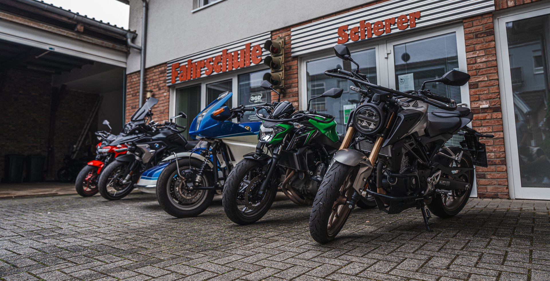 Motorrad Sicherheitstraining bei Fahrschule Scherer